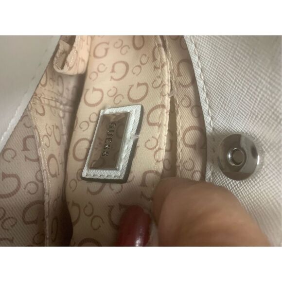Guess Colorful Monogrammed Handbag - Picture 10 of 12